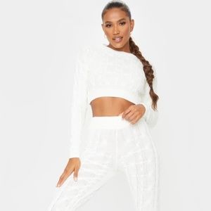 IMMODEL casual knit 2 piece outfit size Medium